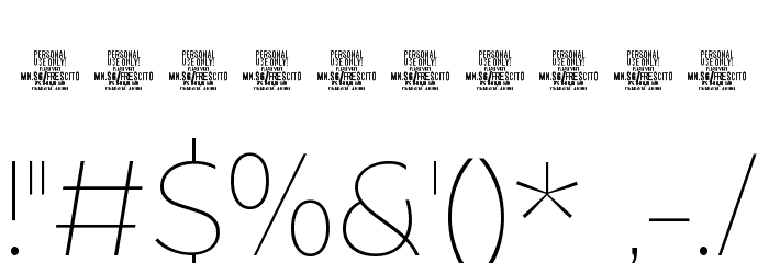 Frescito Variable PERSONAL Font OTHER CHARS