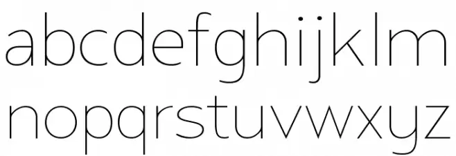 Frescito Variable PERSONAL Schriftart Kleinbuchstaben