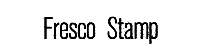 Fresco Stamp  font caratteri gratis
