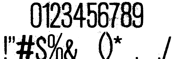 Fresco Stamp フォント その他の文字
