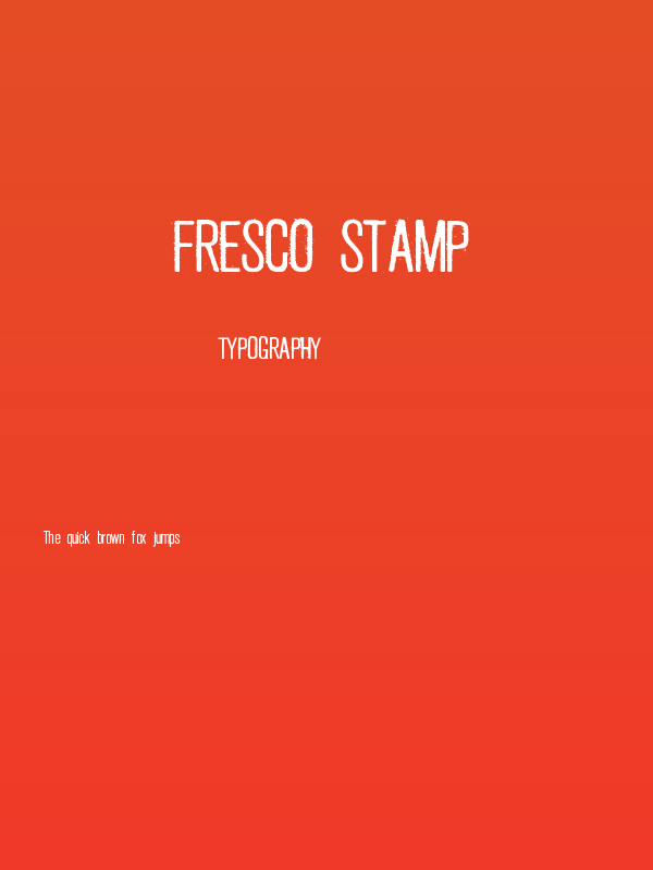 Fresco Stamp Poster
