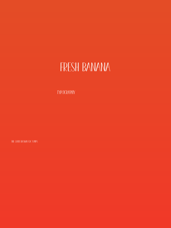 Fresh Banana Poster