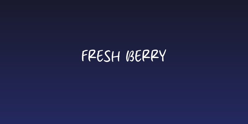 Fresh Berry Social Header