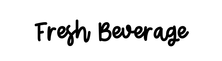 Fresh Beverage  Frei Schriftart Herunterladen