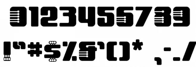 Fresh Bionik SE Font OTHER CHARS