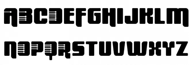 Fresh Bionik SE 字体 大写