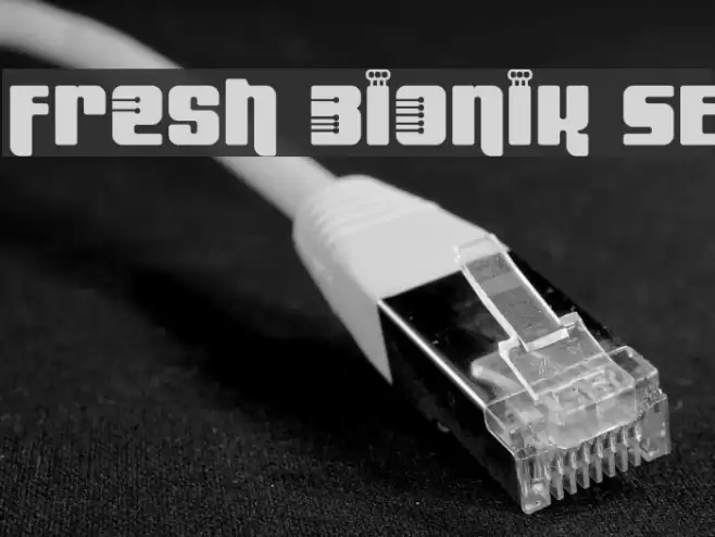 Fresh Bionik SE Font examples