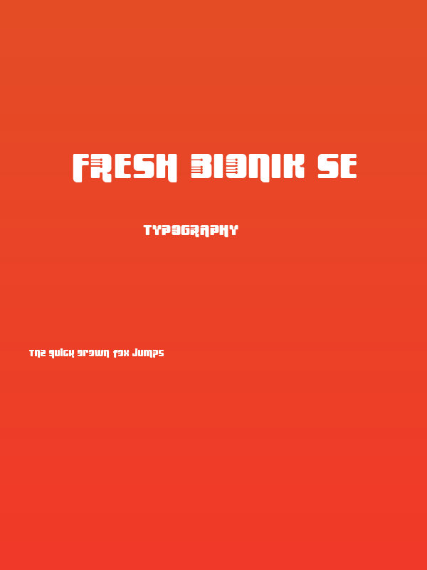 Fresh Bionik SE Poster