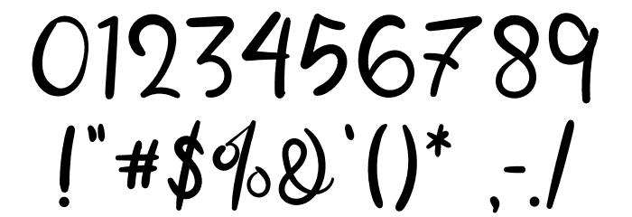 Fresh Cherry Font OTHER CHARS