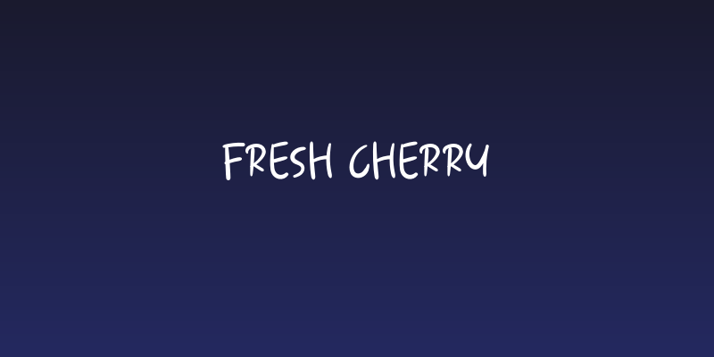 Fresh Cherry Social Header