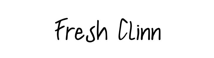 Fresh Clinn  フリーフォントのダウンロード