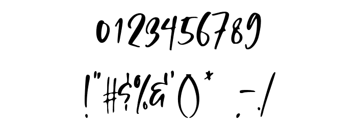 Fresh Cocktails Font OTHER CHARS