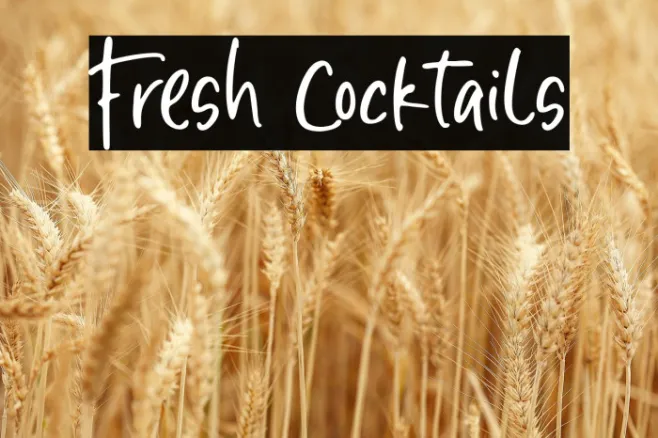 Fresh Cocktails Example 1