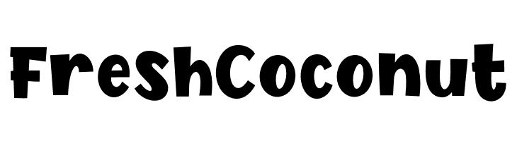 Fresh Coconut 字体
