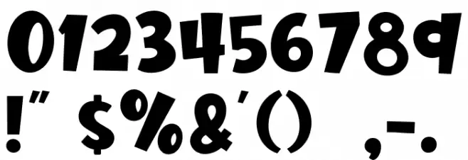 Fresh Coconut Font OTHER CHARS