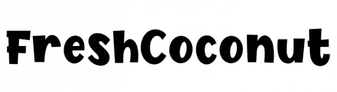 Fresh Coconut  Frei Schriftart Herunterladen