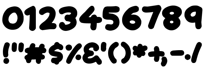 Fresh Cream Font OTHER CHARS