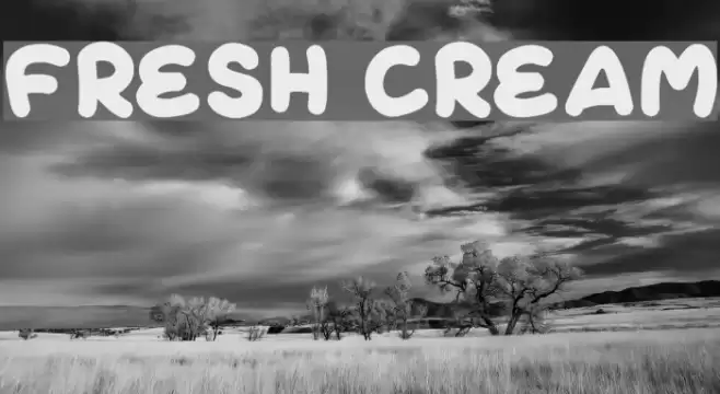 Fresh Cream خط examples