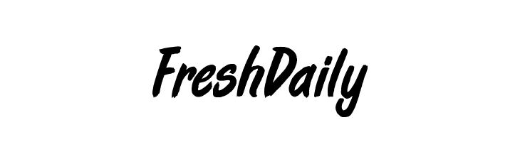 Fresh Daily  Скачать бесплатные шрифты