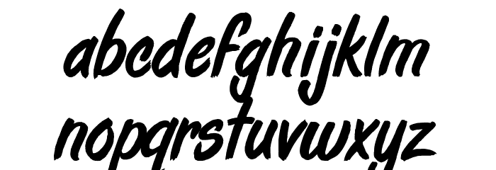 Fresh Daily Font LOWERCASE