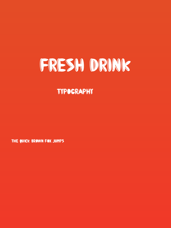 Fresh Drink Poster