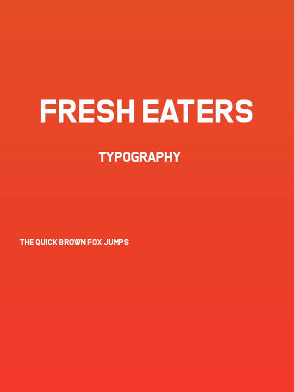 Fresh Eaters Poster
