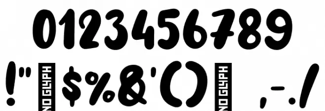 Fresh Fruit Font OTHER CHARS