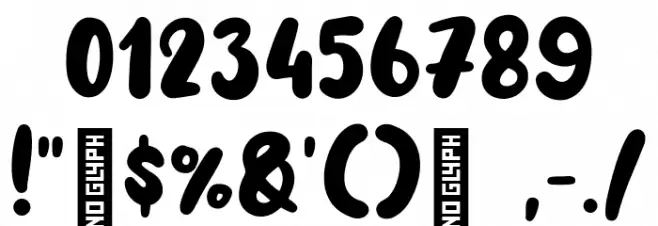 Fresh Fruit Font OTHER CHARS