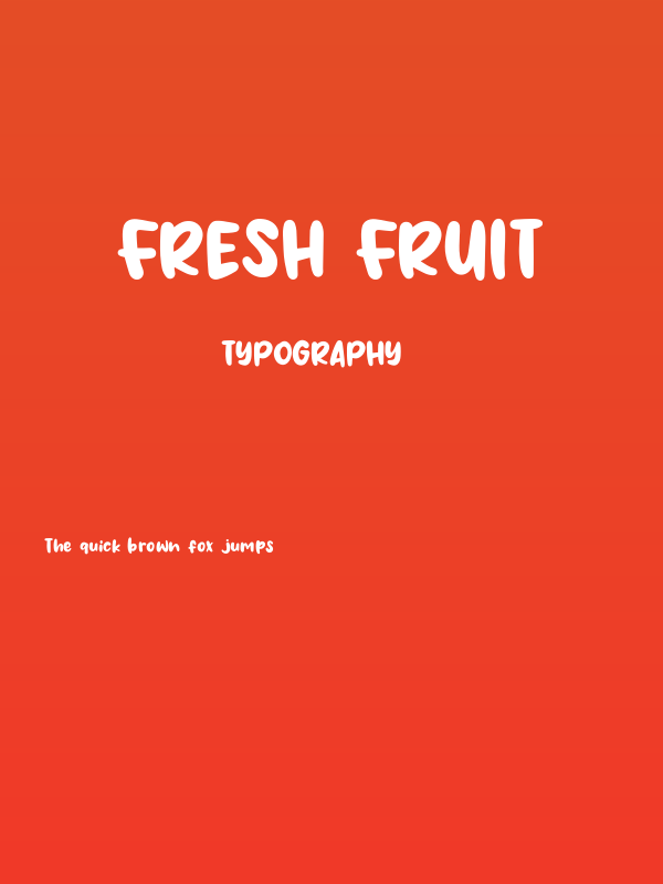 Fresh Fruit Poster