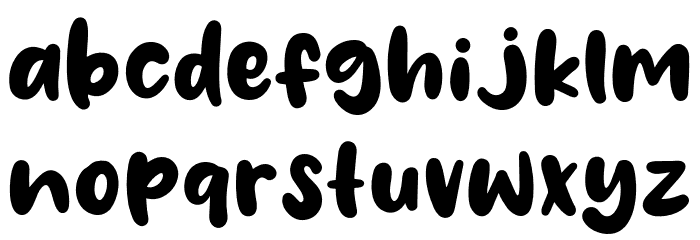 Fresh Fruit Font LOWERCASE
