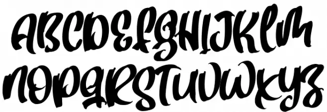 Fresh Grass Schriftart Groß