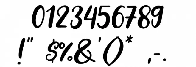 Fresh Guava Font OTHER CHARS