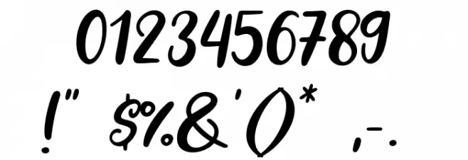 Fresh Guava Font OTHER CHARS