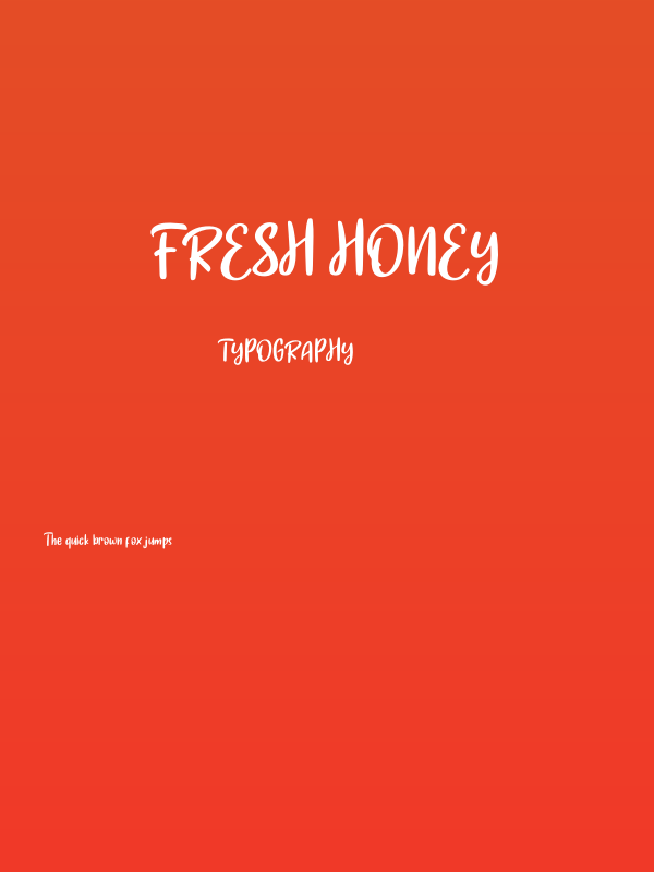 Fresh Honey Poster