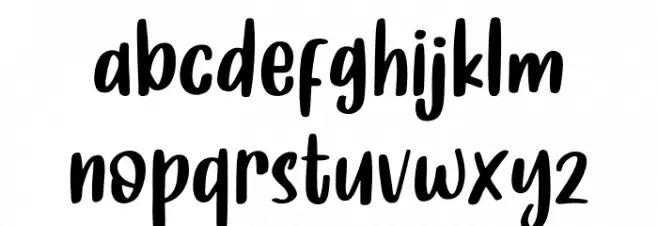 Fresh Honey Font LOWERCASE