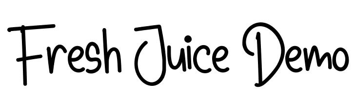Fresh Juice Demo  Descarca Fonturi Gratis