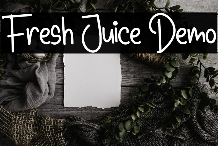 Fresh Juice Demo Example 1