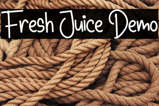 Fresh Juice Demo Example 3