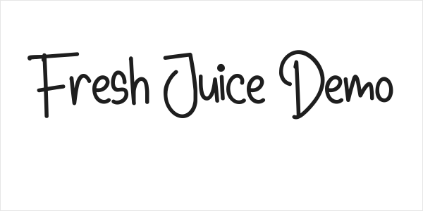 Fresh Juice Demo Logo