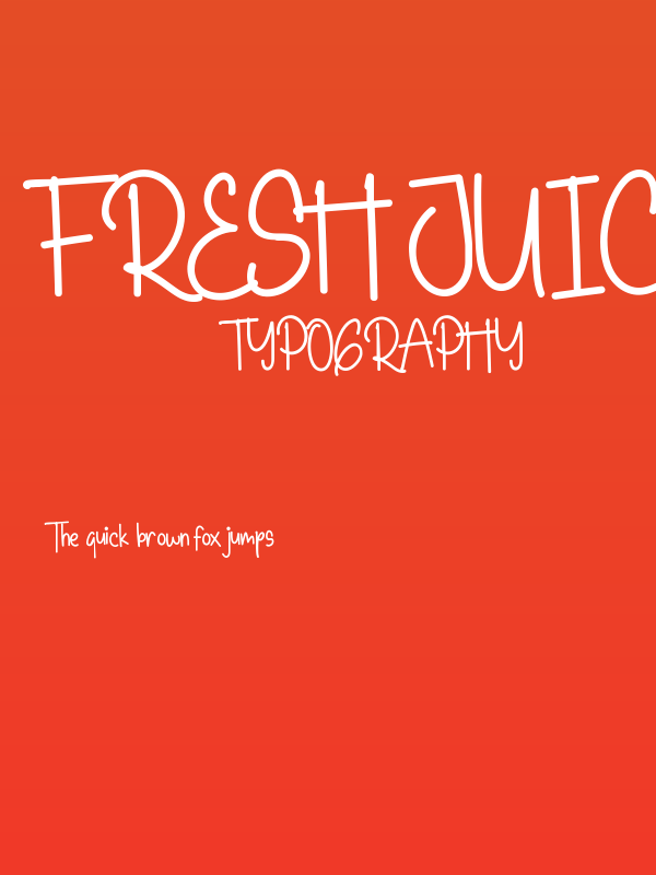 Fresh Juice Demo Poster