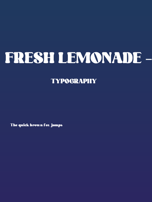Fresh Lemonade - Personal Use Poster