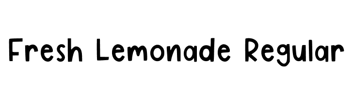 Fresh Lemonade Regular Font