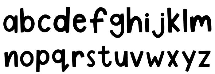 Fresh Lemonade Regular Font LOWERCASE