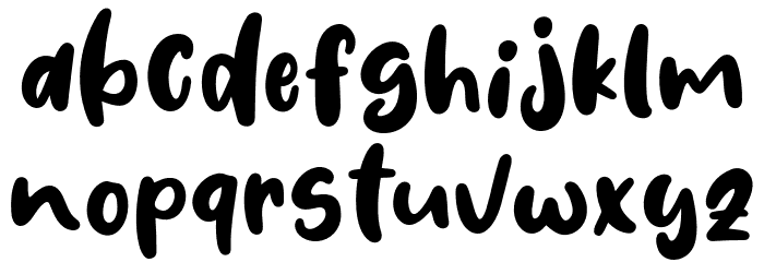 Fresh Lychee Font LOWERCASE