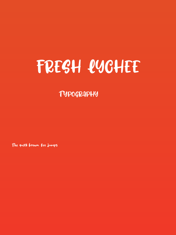 Fresh Lychee Poster