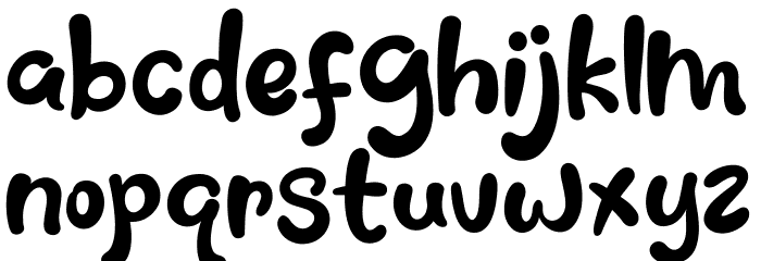 Fresh Mango Font LOWERCASE