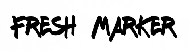 Fresh Marker  Frei Schriftart Herunterladen