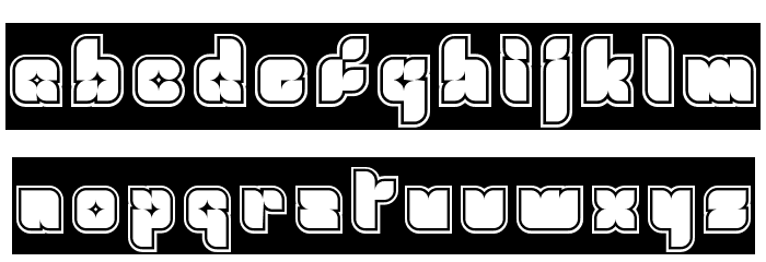 Fresh Mint-Inverse Font LOWERCASE