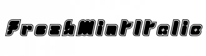 Fresh Mint Italic  Fuentes Gratis Descargar