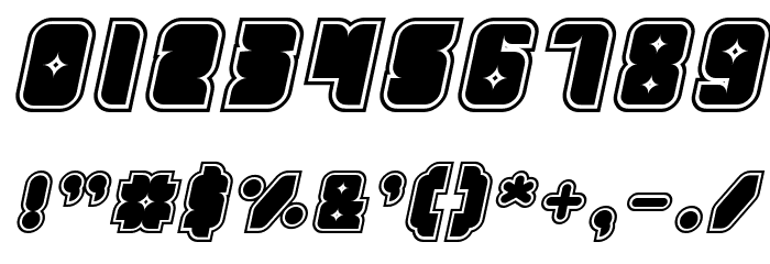 Fresh Mint Italic Font OTHER CHARS